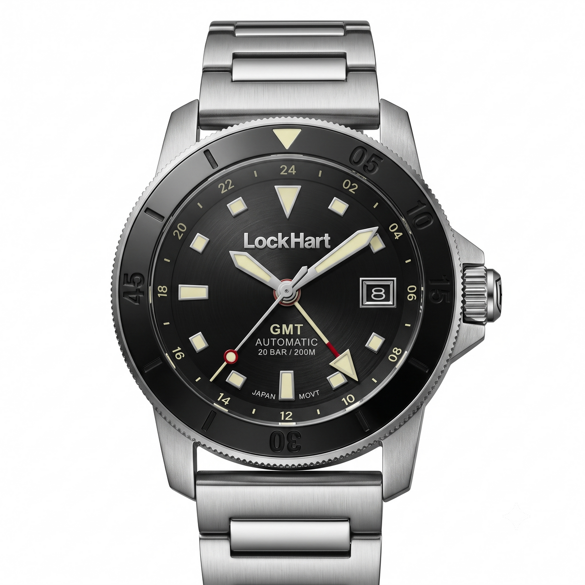 LockHart Longitude | 42mm | Arctic Steel